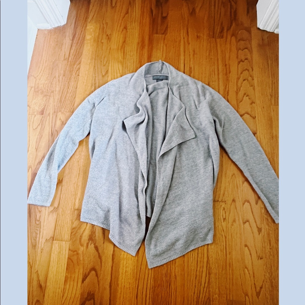 Barefoot Dreams Girls Calypso Cardigan - Light Grey